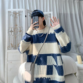 Threebooy Male Jumper Harajuku Luxury Clothing Men's Winter Sweater Pullover Knit Printed Sweaters New in Sweaters Knitwear Clothes